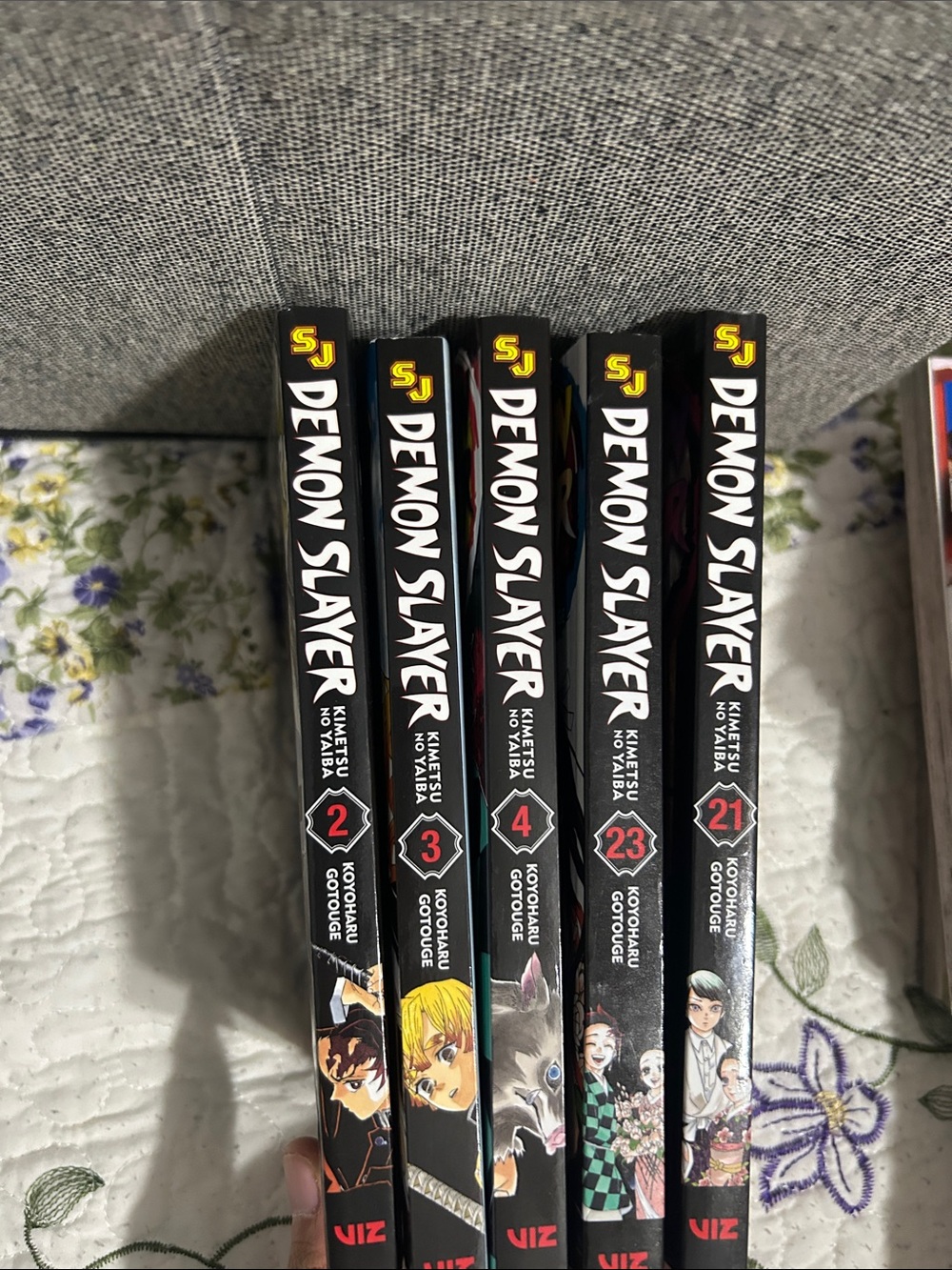 Demon Slayer Manga Volumes (Black) - Set of Five
